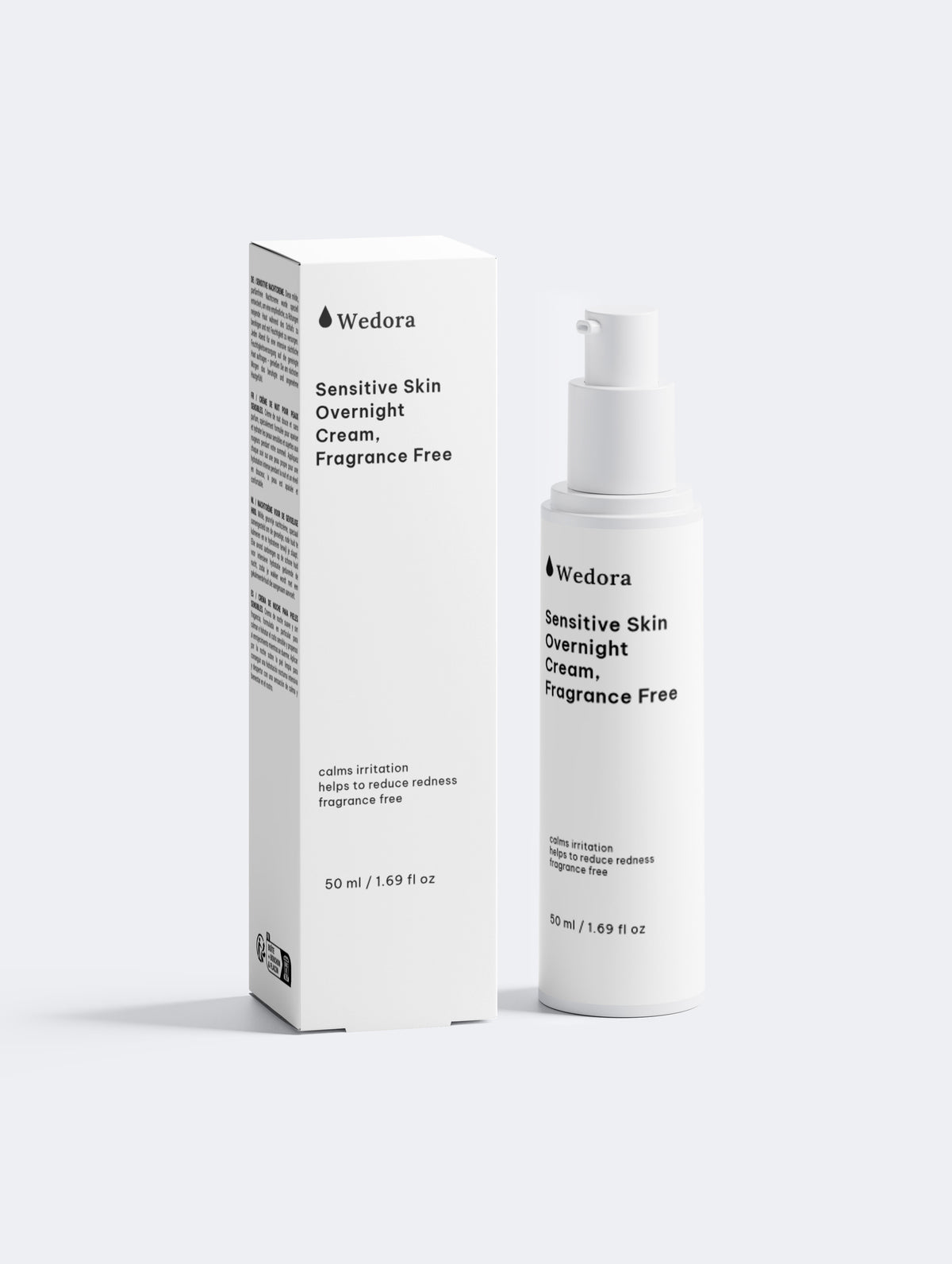 Sensitive Skin Overnight Cream, Fragrance Free